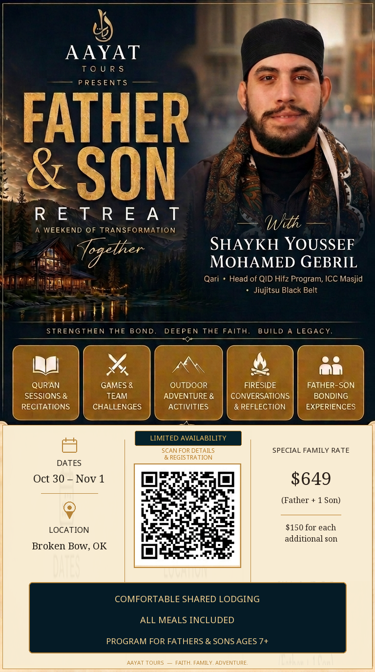 Father & Son Retreat flyer
